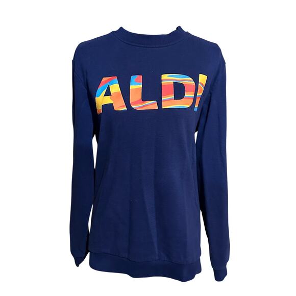 Aldi Gear Spell-Out Crew Neck Sweatshirt Women's S Small - Picture 1 of 7